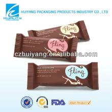 Food packaging milk chocolate plastic bar bag