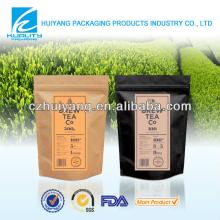 food safty grade plastic stand up tea bag paper