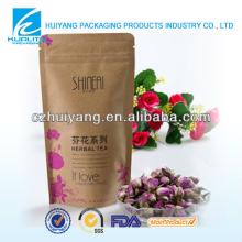 food safty grade plastic stand up tea bag holder