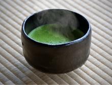 Healthy green tea Matcha by Japanese beverage industry