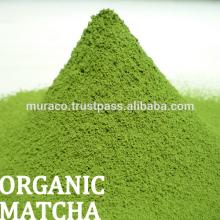 Organic Matcha powder green tea drinking and cooking product made in Japan