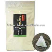 Pyramid tea bag with flavorful taste made in Japan