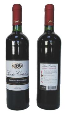 Chilean Red wine Vinas Santa Catalina Chile wines Cabernet
