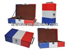 Leather Wine Box, Wine Carrier, Gift Box for 2 bottles FN3050