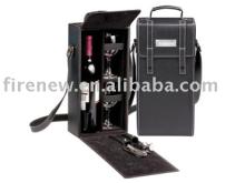 Leather wine case, wine box, champagne box, spirit box, beverage box