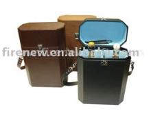 Leather champagne box, wine box, bottle case, champagne packing box