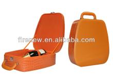 Handmade wine gift box, wine bag, leather storage box