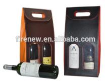 Champagne Wine Box, Leather Wine Box, Wine Carrier, Wine Bag