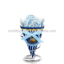 Construction Truck - Mini Baby Shower Candy Bouquet with Lollipops