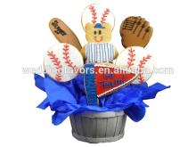 Baseball Slugger Sugar Cookie Basket