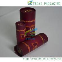 New design cylinder cookie tin can with small MOQ