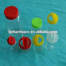 plastic pepper and salt shaker