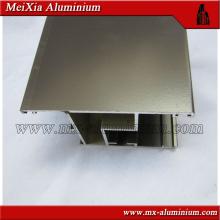 champagne powder coated aluminium extrusion profiles