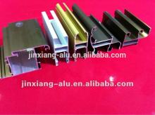 champagne color aluminium profile for  building   materials 