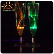 cheap wholesale water activated champagne glass led