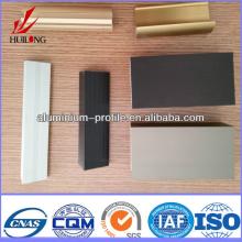 anodized finish champagne  wood  hot sale aluminum extrusion profile for  window 