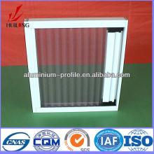 anodized finish Champagne Wood Hot sale aluminum alloy profile window