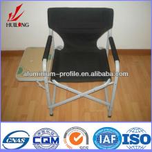 anodized finish Champagne  Wood  Hot sale aluminum outdoor folding  chair 