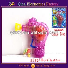 plastic pink toy candy bubble gun