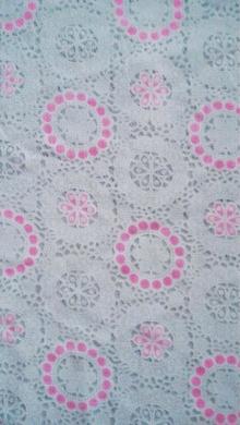 champagne swiss lace fabric