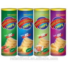 Powder flavor potato chips