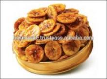 Crispy salted Indian ripe-banana chips