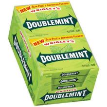 Wrigley's Doublemint Gum 15 Sticks/Pack - 10 Packs