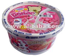 DONAE RICE CRISPY STRAWBERRY FLAVOUR (contain sterilized milk in Cup)