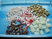 Frozen Seafood Mix,Red fish,Squid rings/tubes,salmon,Pollock fillet