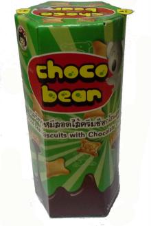  Biscuits  with  Chocolate   Cream  Choco Bear 22 g.