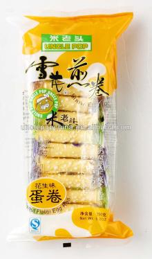 crispy biscuit peanut flavor 150g snow egg roll wafer