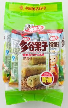 Chinese Uncle Pop snack (sea weeds flavor) 160g grain crispy roll