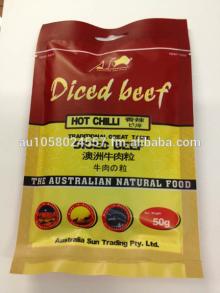 Beef Dice- Hot and Spices Flavour - Australia Sun Trading