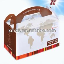 take away paper cake box with handle;cheap cake boxes,cake boxes,cake box design