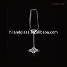 Promotional machine made clear crystal champagne  glass 