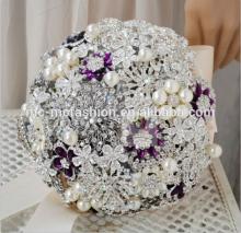 champagne pearl wedding flowers