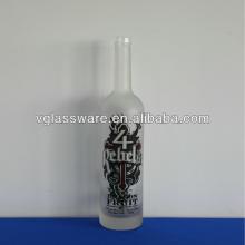 750ML FROST RUM GLASS BOTTLE