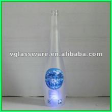  frosted   glass   bottle  with light