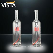 SHAPED VODKA GLASS BOTTLE WITH LOW PRICE
