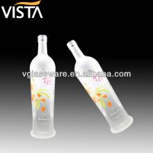 GLASS BOTTLES FOR ALCOHOL DRINK FROSTED