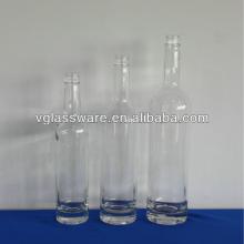 375ml, 500ml and 750ml high clear vodka glass bottles