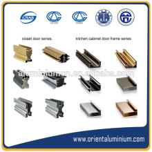 Best Price Polishing Finished Cabinet Champagne Aluminium Profile