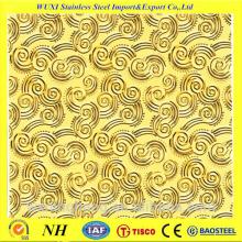 high quality champagne gold decorative stainless steel