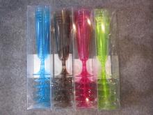 6oz colorful disposable plastic champagne cup