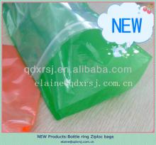 bottle ring ziploc pouches: