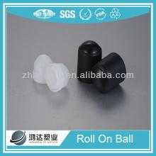 1 inch chinese clear plastic roll on balls for deodorant bottles packaging
