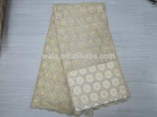 champagne color guipure Lace/ cord  lace fabric FL8804