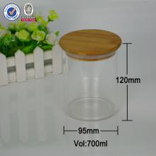 Airtight Eco-friendly  Borosilicate   Glass  Flower Tea Storage Jar