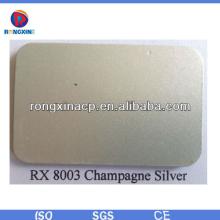 Rongxin aluminum composite panels of champagne silver