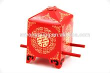 Chinese style bride's sedan unique wedding box for candy wholesale